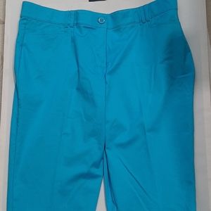 Coral Bay The Skimming Solution Blue Capris NWT